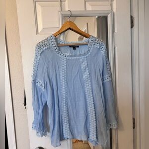 Baby blue women’s blouse